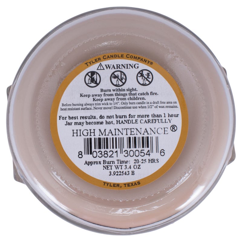 Tyler Glass Fragrance Candle 3.4 Oz,High Maintenance - Image 4